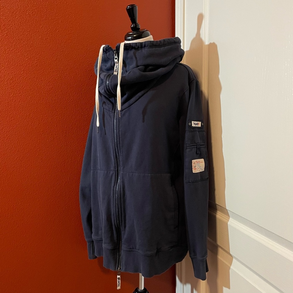 Thumb‎ United Women’s The Casey Fleece Navy Oversized Sweatshirt Hoodie